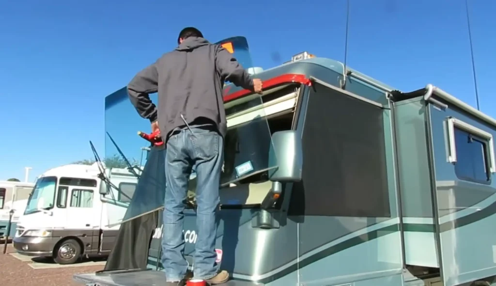 RV windshield replacement in Greeley, CO