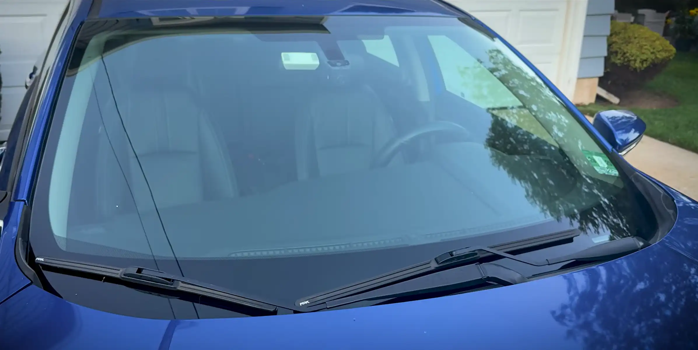 Car window replacement completed on a door in Greeley